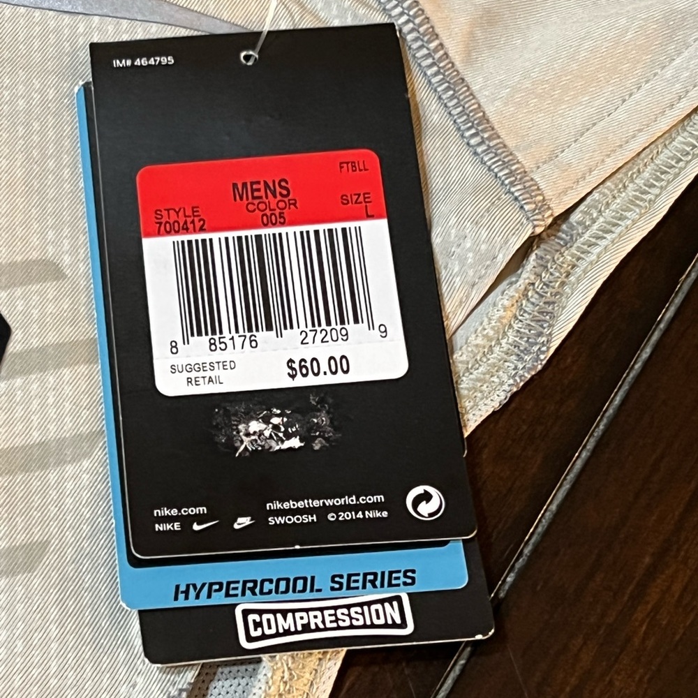 2014 Nike Dit-Fit Pro Combat HYPERCOOL sleeveless football compression shirt L - Picture 10 of 11